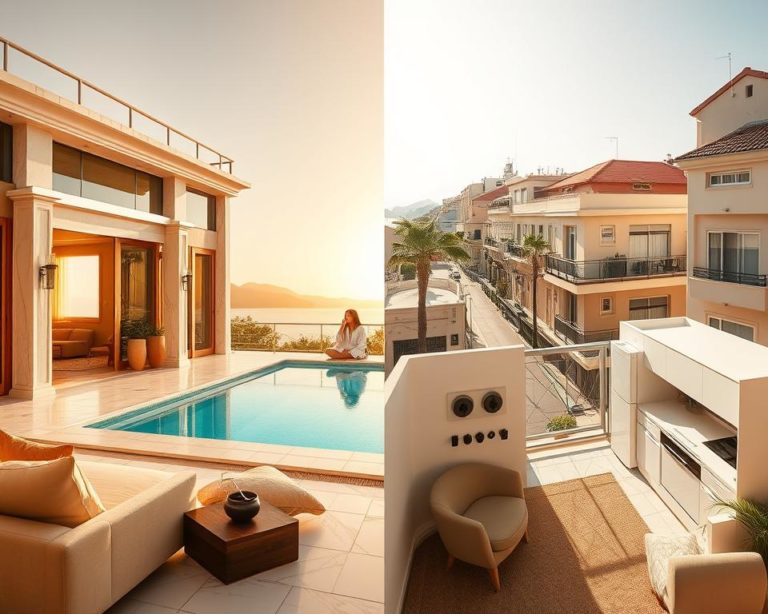 différence luxe premium location saisonnière
